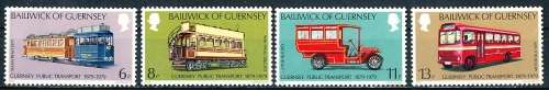GUERNSEY   - 1979   Public Transport   COMPLETE   SET  -     MINT