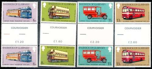 GUERNSEY   - 1979  Guernsey Post Office    SET  -    FINE  MINT GUTTER PAIRS