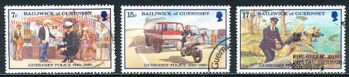 GUERNSEY   - 1980    Guernsey Police  SET  -    FINE   USED