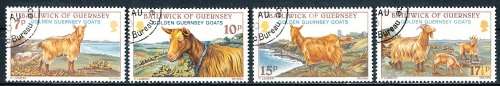 GUERNSEY   - 1980     Golden Guernsey Goats  SET  -    FINE  CTO USED
