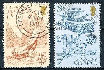 GUERNSEY   - 1981   EUROPA Stamps - Folklore   SET  -    FINE   USED
