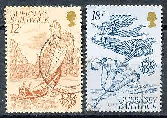 GUERNSEY   - 1981   EUROPA Stamps - Folklore   SET  -    FINE   USED