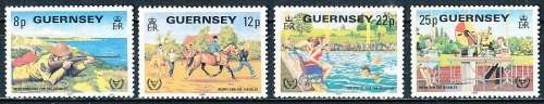 GUERNSEY   - 1981    Year for Disabled Persons   SET  -    FINE   MINT