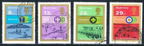 GUERNSEY   - 1982   Boy Scout Movement   SET  -    FINE  USED