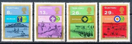 GUERNSEY   - 1982   Boy Scout Movement   SET  -    FINE  USED