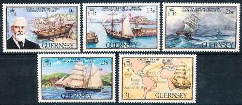 GUERNSEY   - 1983   Navigation  SET  -     MINT