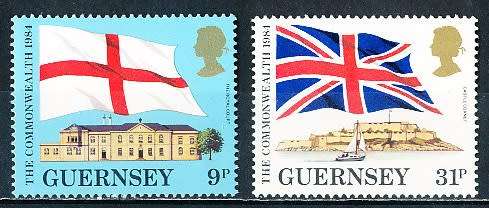 GUERNSEY   - 1984    Commomwealth Day  SET  -     MINT