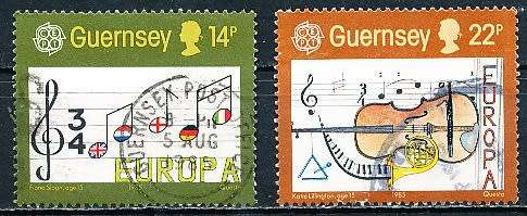 GUERNSEY   - 1985    EUROPA Stamps    SET  -    FINE USED