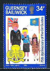 GUERNSEY   - 1985     Girl Scout Movement -    FINE USED