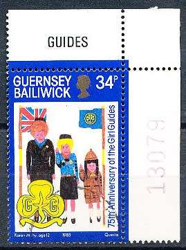 GUERNSEY   - 1985     Girl Scout Movement -    FINE USED