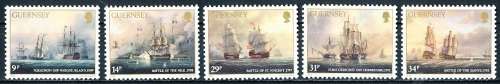 GUERNSEY   - 1985   Lord Saumarez de Saumarez   SET  -   FINE  MINT