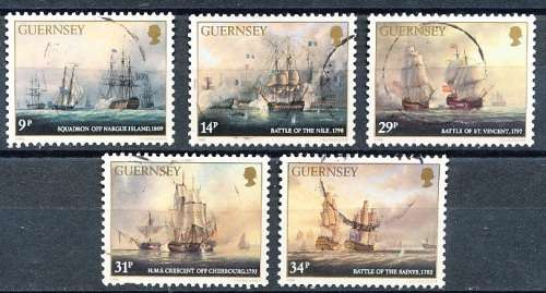 GUERNSEY   - 1985   Lord Saumarez de Saumarez   SET  -   FINE  USED