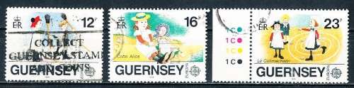 GUERNSEY   - 1989    EUROPA Stamps - Children`s Games    SET  -   FINE  USED