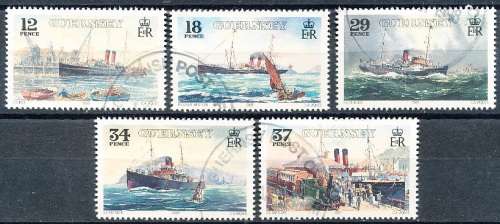 GUERNSEY   - 1989    Passenger Ship    SET  -   FINE  USED