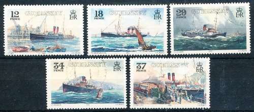 GUERNSEY   - 1989    Passenger Ship    SET  -   FINE  USED