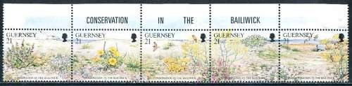 GUERNSEY   - 1991    Nature Protection   SET  -   MINT