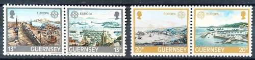 GUERNSEY   - 1983   EUROPA Stamps - Inventions  SET  -   FINE  MINT