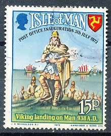 ISLE of MAN  - 1973    Postal Independence   -  FINE USED