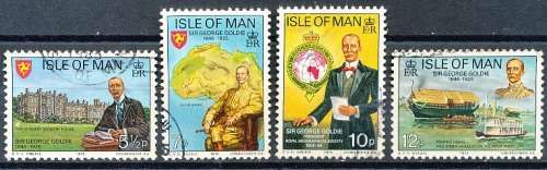 ISLE of MAN  - 1975   Founder of Nigeria  SET  -   FINE USED