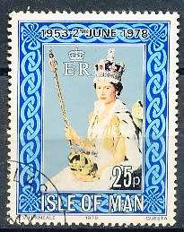 ISLE of MAN  - 1978  Queen Elizabeth II`s Coronation    SET  -  FINE  CTO  USED