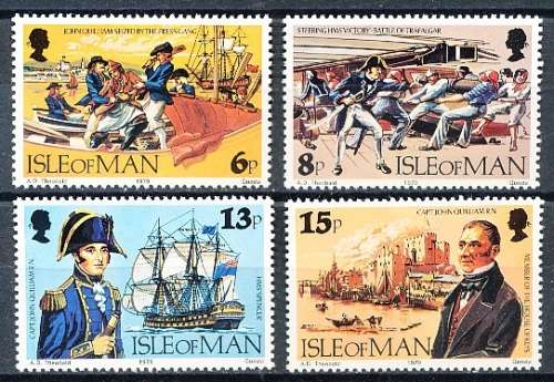 ISLE of MAN  - 1979    Death of Captain Quilliams   SET   -  FINE  MINT