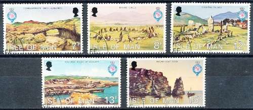 ISLE of MAN  - 1980   `The Royal Geographical Society`  SET   -  FINE  CTO  USED
