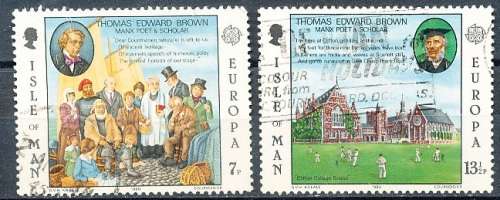 ISLE of MAN  - 1980   EUROPA Stamps - Famous People  SET   -  FINE    USED