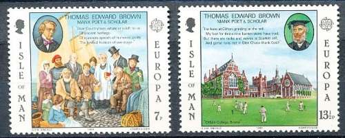 ISLE of MAN  - 1980   EUROPA Stamps - Famous People  SET   -      MINT