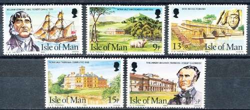 ISLE of MAN  - 1980   Manx Pioneers   -  FINE  MINT