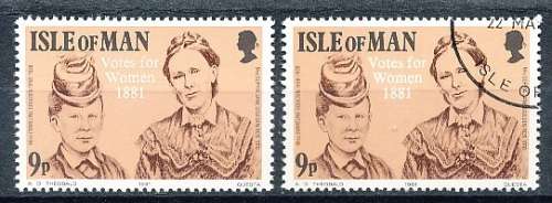 ISLE of MAN  - 1981   Votes for Women  -   FINE  MINT and CTO USED