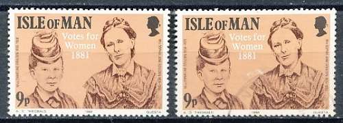 ISLE of MAN  - 1981   Votes for Women  -   FINE  MINT and  USED