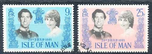 ISLE of MAN  - 1981   Royal Wedding   -   FINE   CTO USED