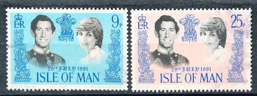 ISLE of MAN  - 1981   Royal Wedding   -   FINE    USED