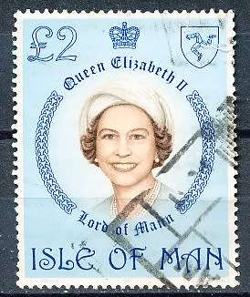 ISLE of MAN  - 1981   New Value - Queen Elizabeth II   - FINE USED