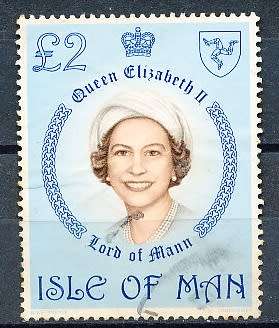 ISLE of MAN  - 1981   New Value - Queen Elizabeth II   - FINE USED