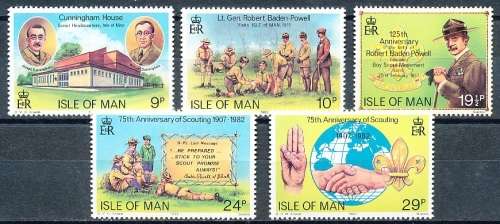 ISLE of MAN  - 1982   Anniversary of the Boy Scout   - FINE MINT