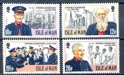 ISLE of MAN  - 1983  Salvation Army  SET  - FINE MINT