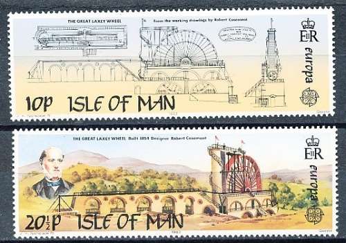ISLE of MAN  - 1983  EUROPA Stamps - Inventions SET  - FINE MINT