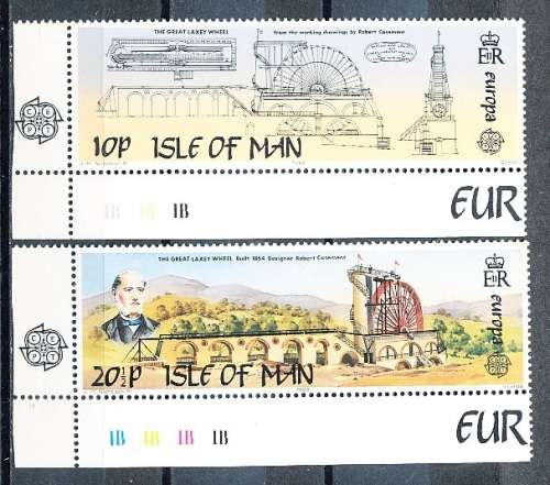 ISLE of MAN  - 1983  EUROPA Stamps - Inventions SET  - FINE MINT