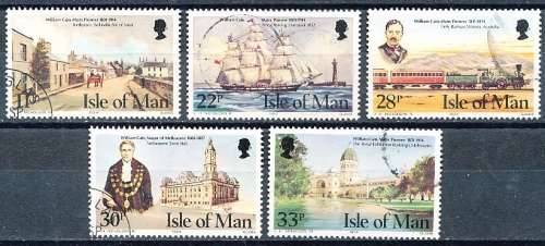 ISLE of MAN  - 1984  Death of William Cain  SET  - FINE USED