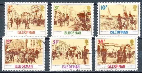 ISLE of MAN  - 1987   Pictures from the Victorian Age -  SET  - FINE  USED