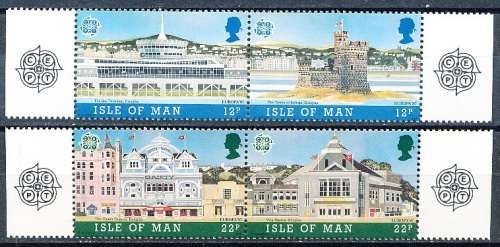 ISLE of MAN  - 1987   EUROPA Stamps - Modern Architecture -  SET  - FINE  MINT