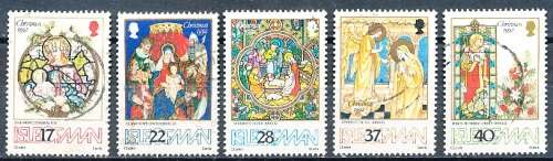 ISLE of MAN  - 1992  Christmas stamps -  SET  - FINE  USED
