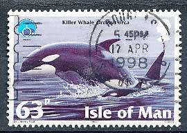 ISLE of MAN  - 1998   Year of the Ocean TOP VALUE - FINE  USED