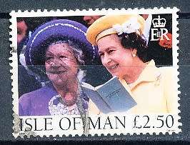 ISLE of MAN  - 1998   The Queen Mother  - FINE  USED