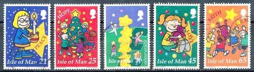 ISLE of MAN  - 2000  Christmas Stamps  - FINE   USED