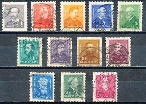 HUNGARY  1932  - Famous Hungarians  SET   -   FINE   USED