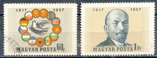 HUNGARY  1957  -   October Revolution  SET   -   FINE  USED
