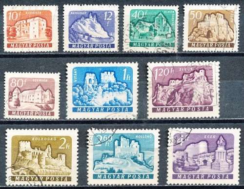 HUNGARY  1961  -   Castles  FULL SET  -   FINE  USED