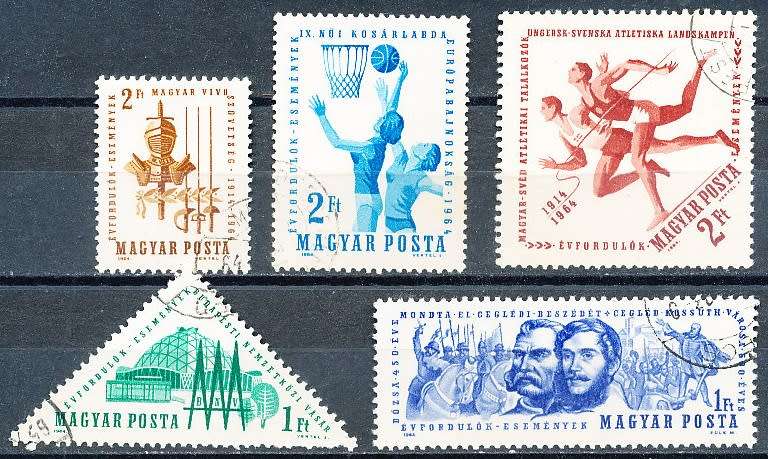 HUNGARY  1964  -   Anniversaries    SET  -   FINE  USED